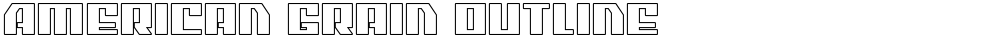 American Grain Outline
