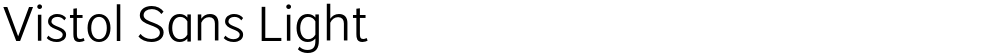 Vistol Sans Light