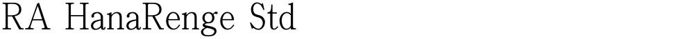 RA HanaRenge Std