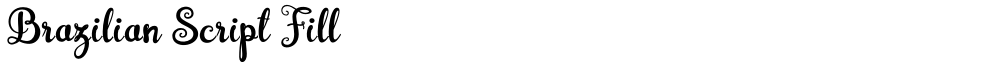 Brazilian Script Fill