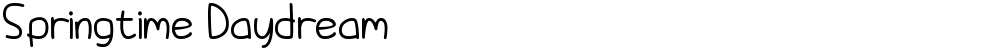 Springtime Daydream