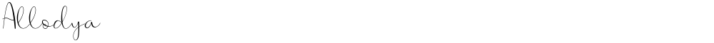 Allodya