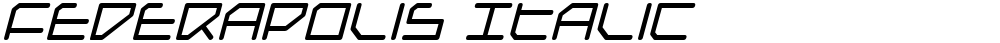 Federapolis Italic