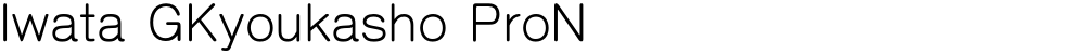Iwata GKyoukasho ProN