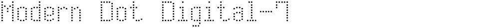 Modern Dot Digital-7