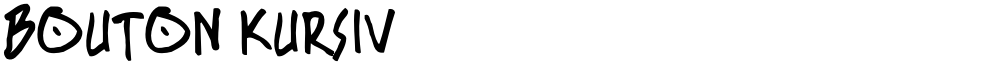BOUTON Kursiv