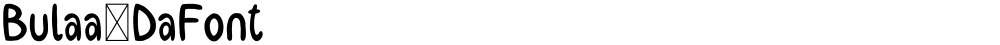 Bulaa-DaFont