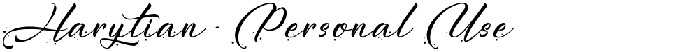 Harytian - Personal Use