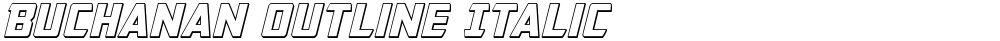 Buchanan Outline Italic