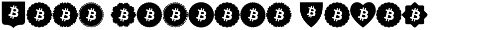 Font Bitcoin Color