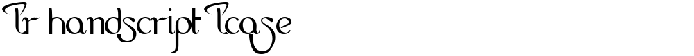 LR HandScript LCase