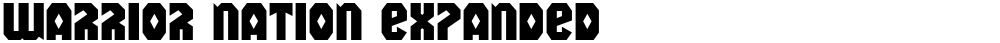 Warrior Nation Expanded