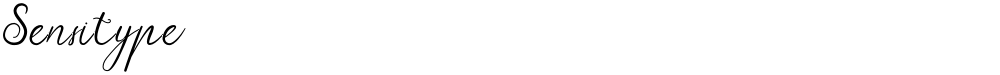 Sensitype