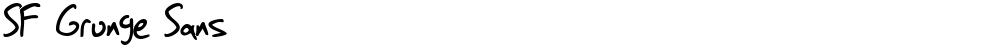 SF Grunge Sans