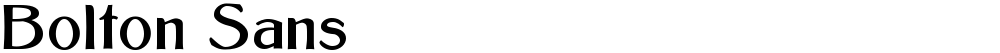 Bolton Sans