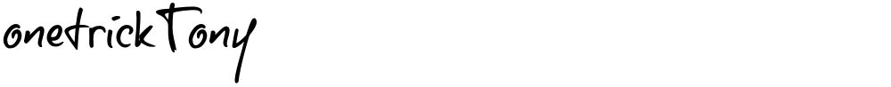 onetrickTony