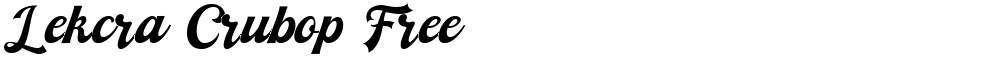 Lekcra Crubop Free