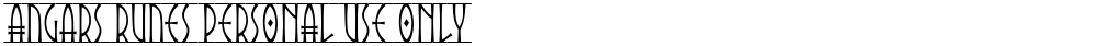 Angars Runes PERSONAL USE ONLY