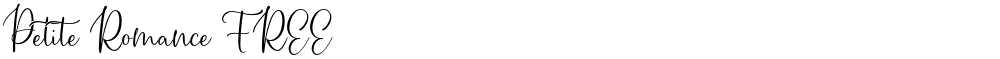 Petite Romance FREE