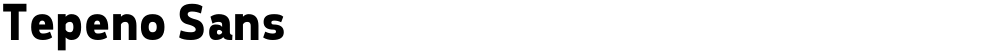Tepeno Sans