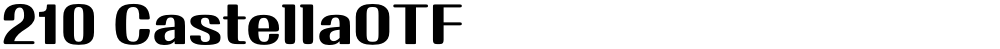 210 CastellaOTF