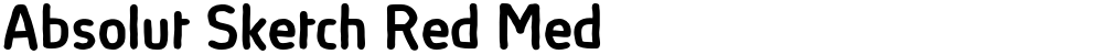 Absolut Sketch Red Med