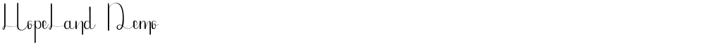 HopeLand Demo