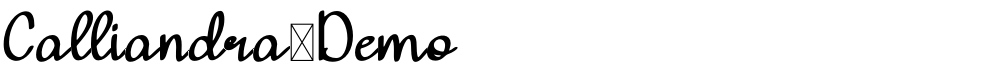 Calliandra-Demo
