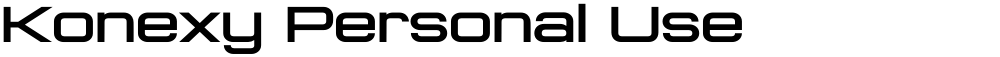 Konexy Personal Use