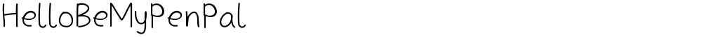 HelloBeMyPenPal
