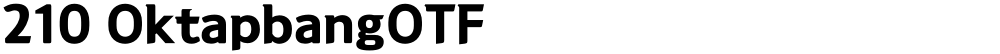 210 OktapbangOTF