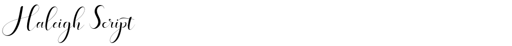 Haleigh Script