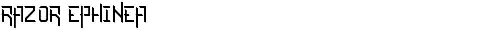 Razor Ephinea