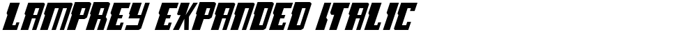 Lamprey Expanded Italic