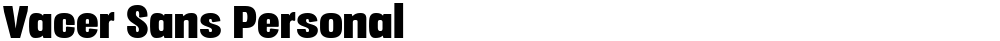 Vacer Sans Personal