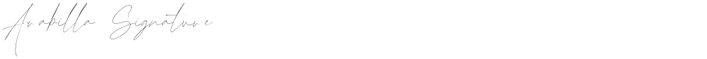 Arabilla Signature