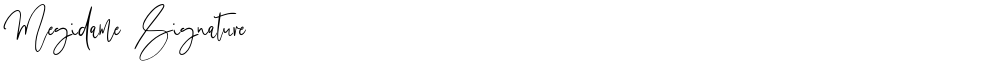 Megidame Signature