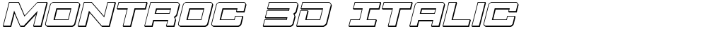 Montroc 3D Italic