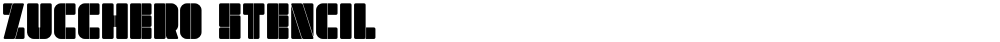 Zucchero Stencil
