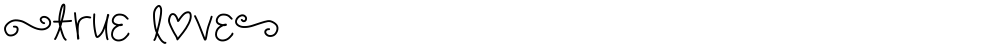 (true love)