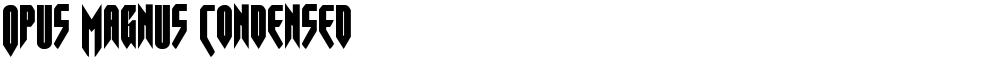 Opus Magnus Condensed