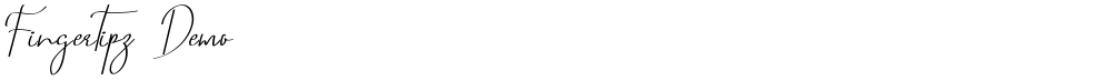 Fingertipz Demo