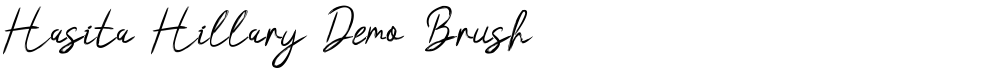 Hasita Hillary Demo Brush
