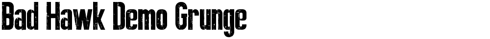 Bad Hawk Demo Grunge