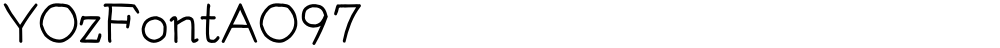 YOzFontAO97