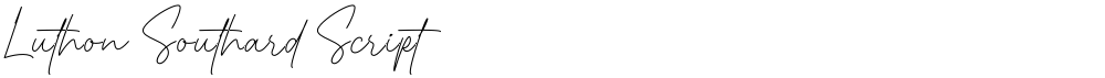 Luthon Southard Script