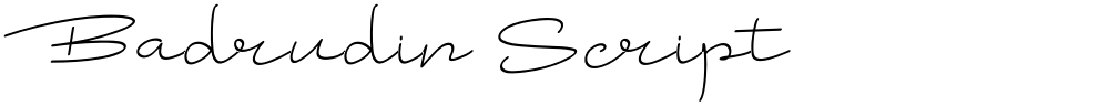 Badrudin Script