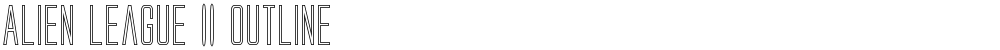 Alien League II Outline