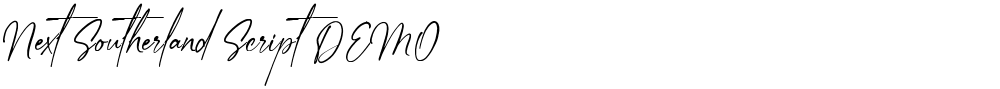 Next Southerland Script DEMO