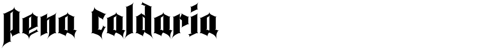 Pena Caldaria